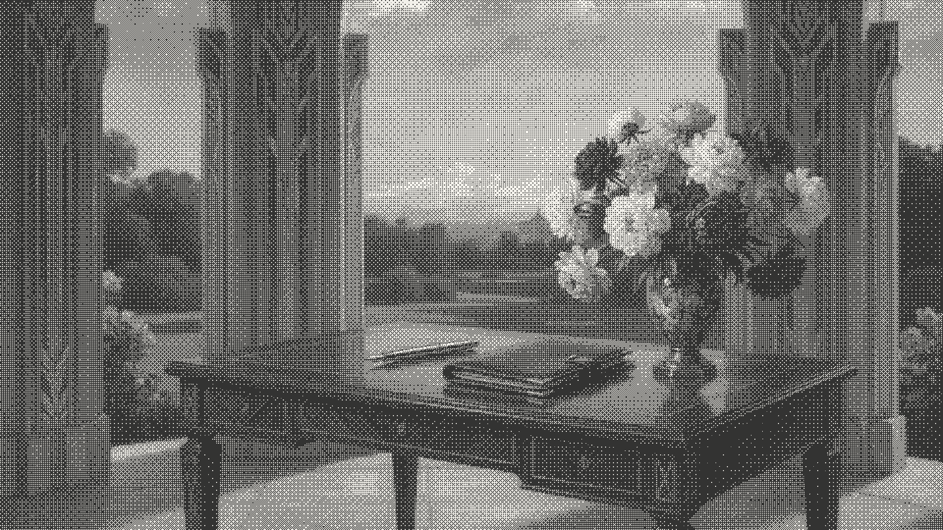 An engraved desk set apart for focused planning and review
